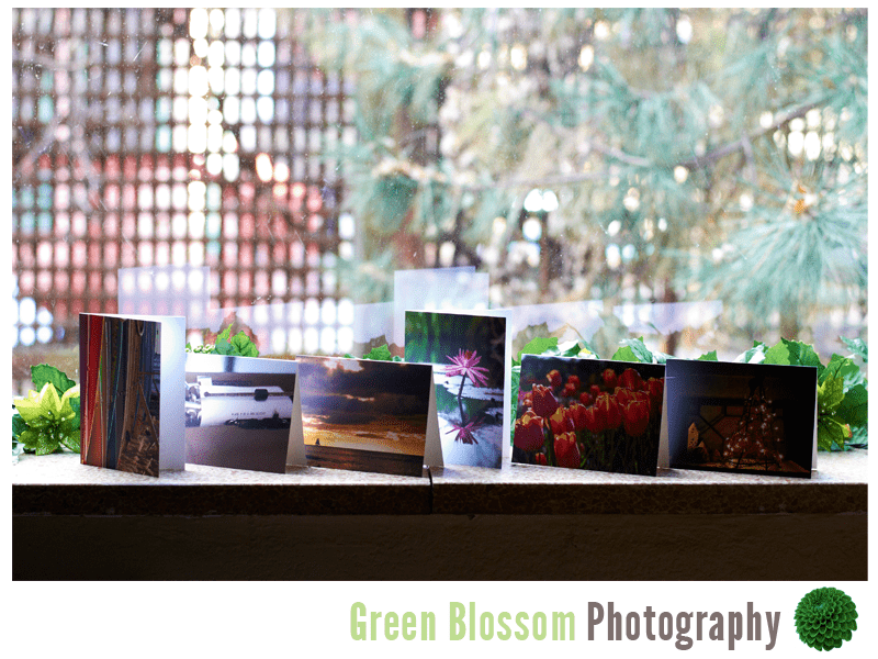 Goal #95 – Green Blossom Christmas Cards!