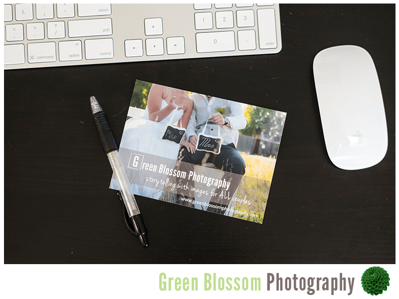 www.greenblossomphotography.com, LGBT marketing postcard photo