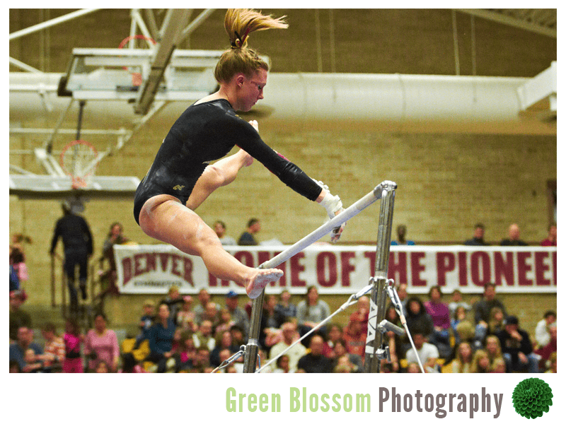 www.greenblossomphotography.com, Denver University Gymnastics photo