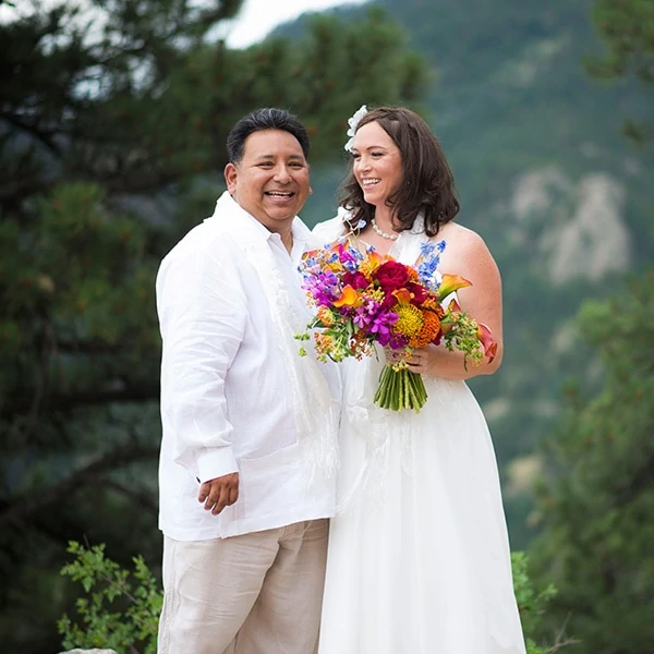 Sunrise Amphitheater Boulder Wedding | Robert and Elasha