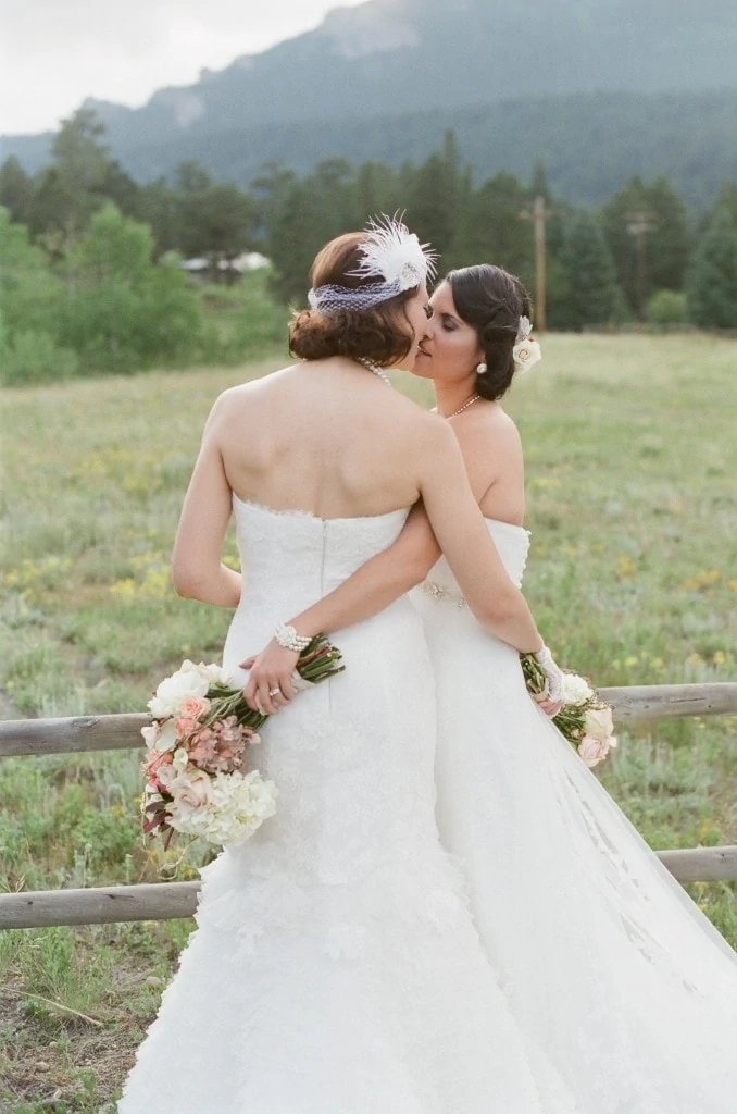 www.greenblossomphotography.com, Denver Film wedding photo, Wild Basin Lodge wedding photo, same-sex wedding photo, lesbian wedding photo, queer wedding photo