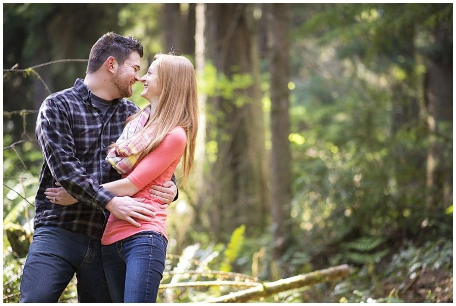 Point Defiance Engagement forest photo