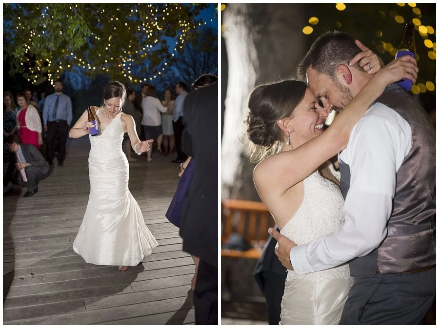 dance party at spring Denver Botanic Gardens at Chatfield Wedding by Lyons wedding photographer Jennie Crate