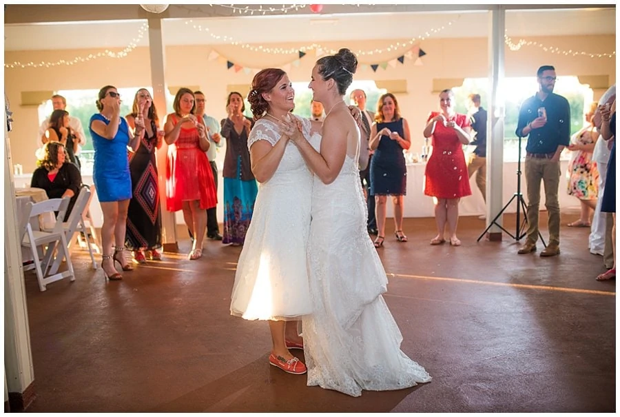 First dance lesbian wedding denver photo