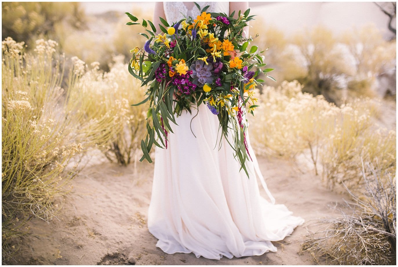 Great Sand Dunes National Park wedding flowers photo