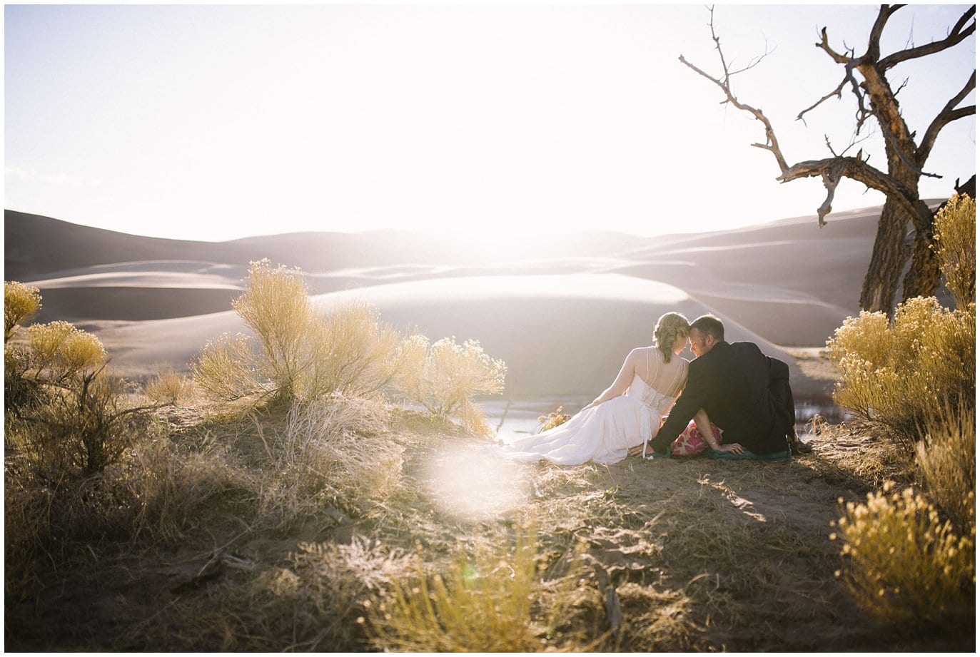 Great Sand Dunes National Park wedding photo 