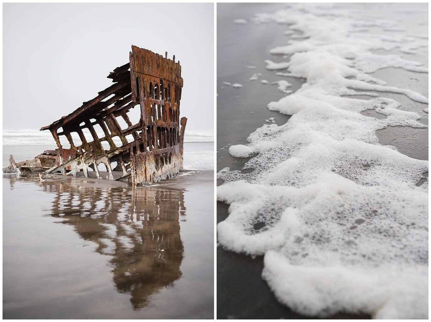 Peter Iredale wreck on the Oregon beach photo