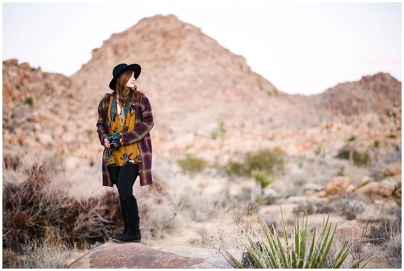 Liz Osban Photography exploring rocks in desert photo