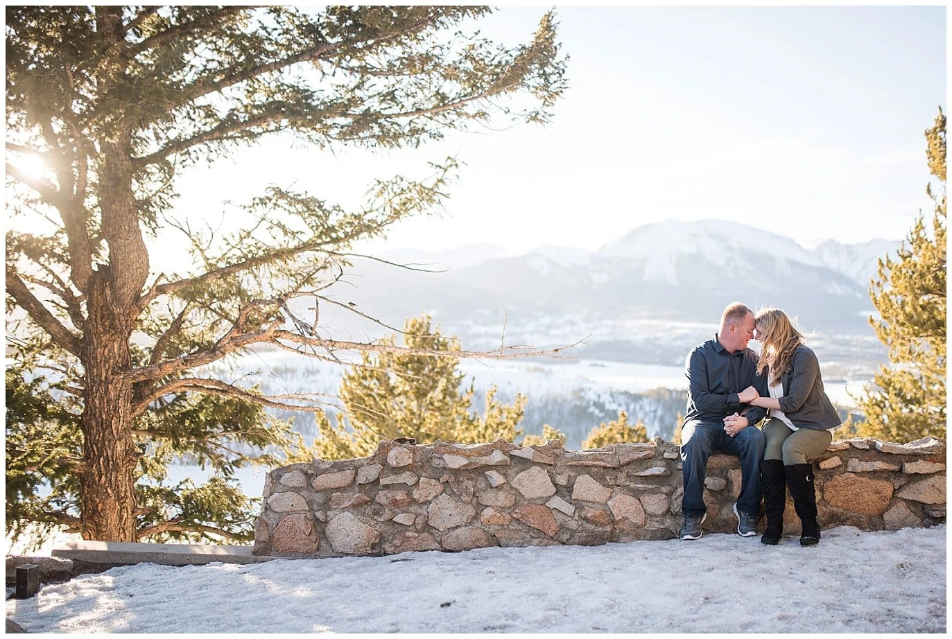 Sapphire Point Winter Engagement Session
