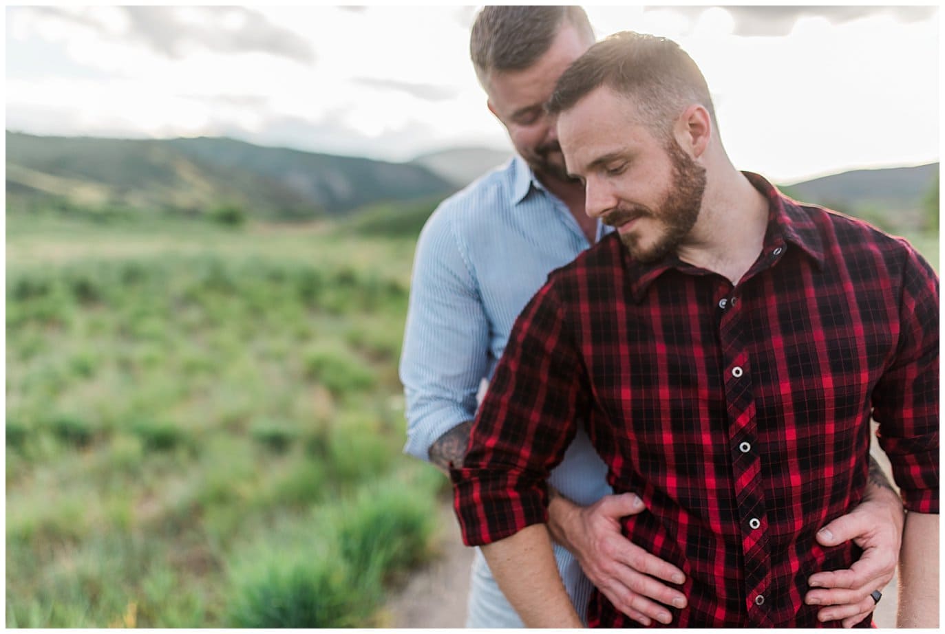 Colorado gay engagement photo