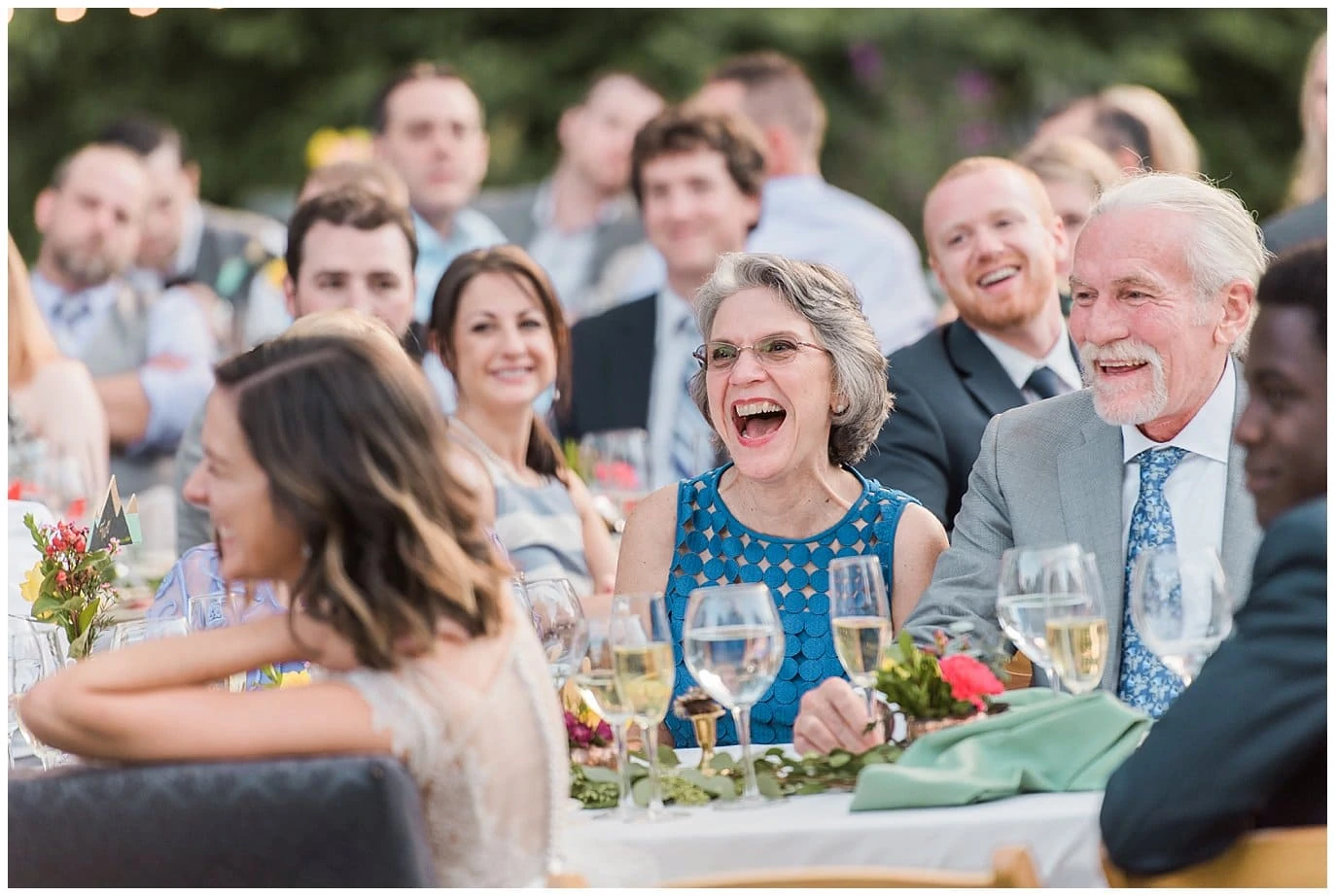toasts at intimate farm wedding colorado at Lyons Farmette wedding by Denver Wedding Photographer Jennie Crate