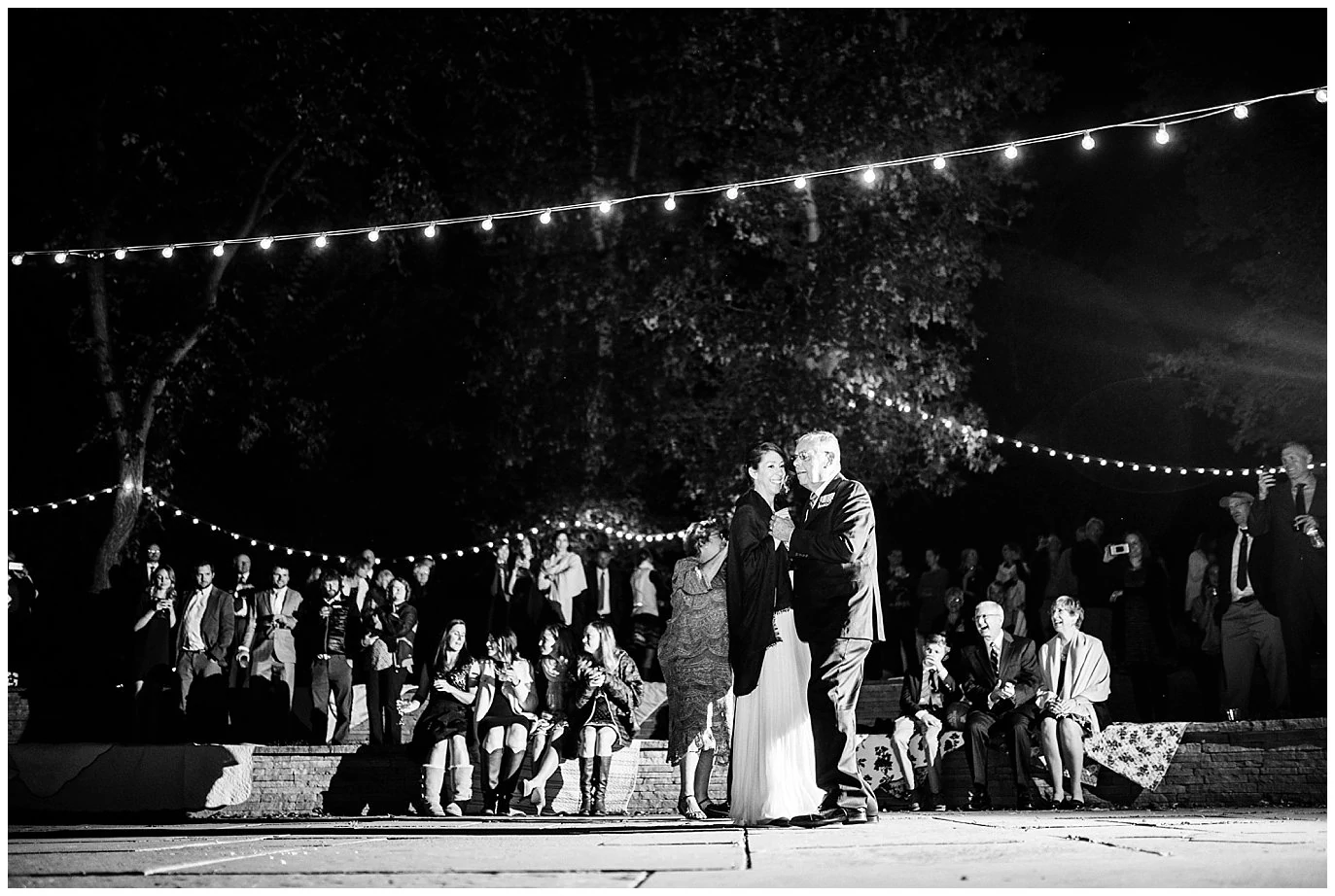 first dance outdoor colorado wedding at Lyons Riverbend Wedding by Lyons Wedding Photographer Jennie Crate