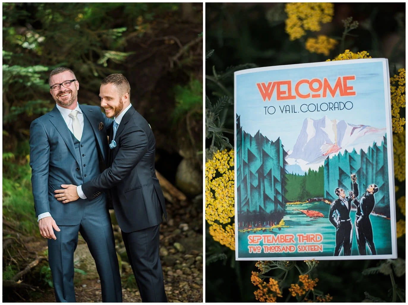 Vail colorado same-sex wedding photo