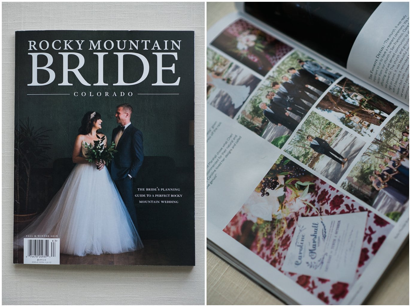 Fall/ Winter Rocky Mountain Bride Feature photo