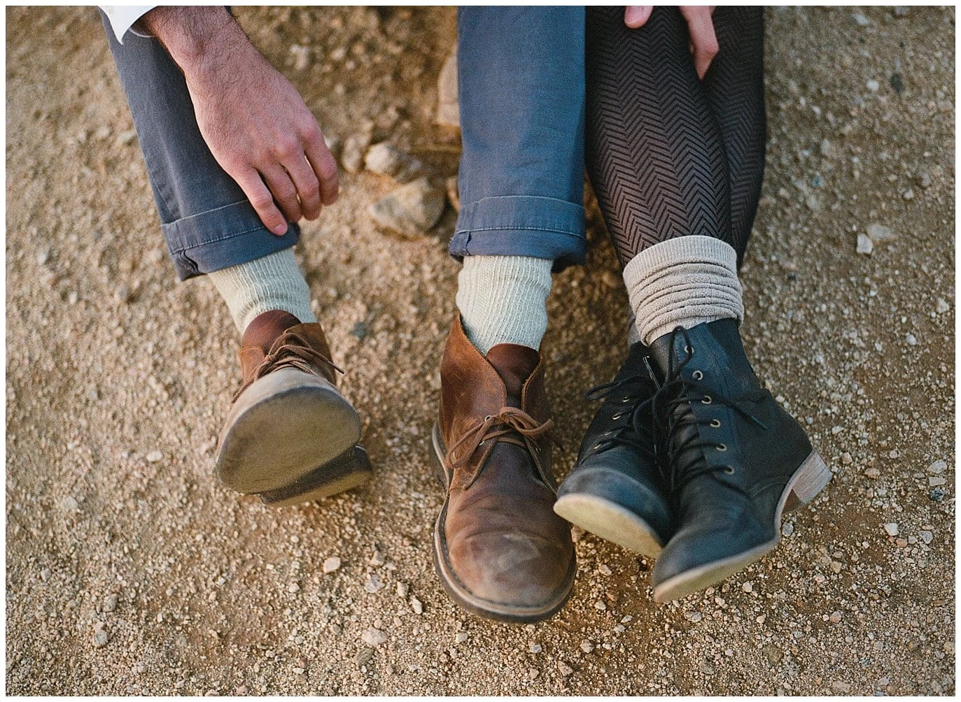 hipster engagement session photo