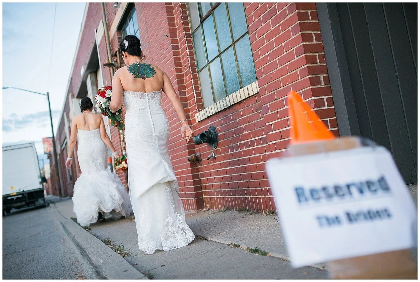 Reserved for the Brides sign photo