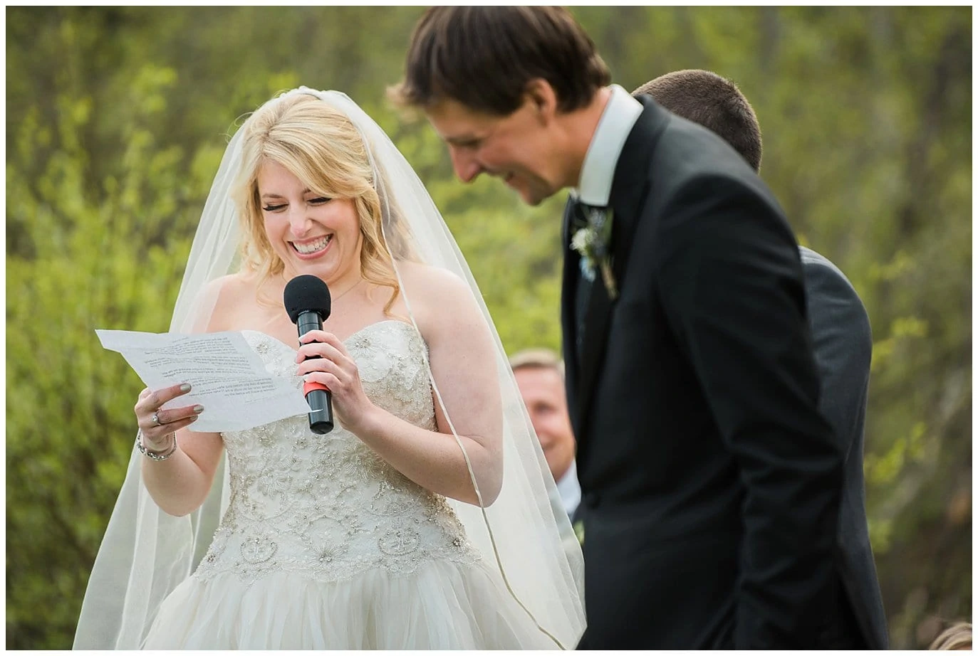vows Colorado Rocky Mountain wedding photo
