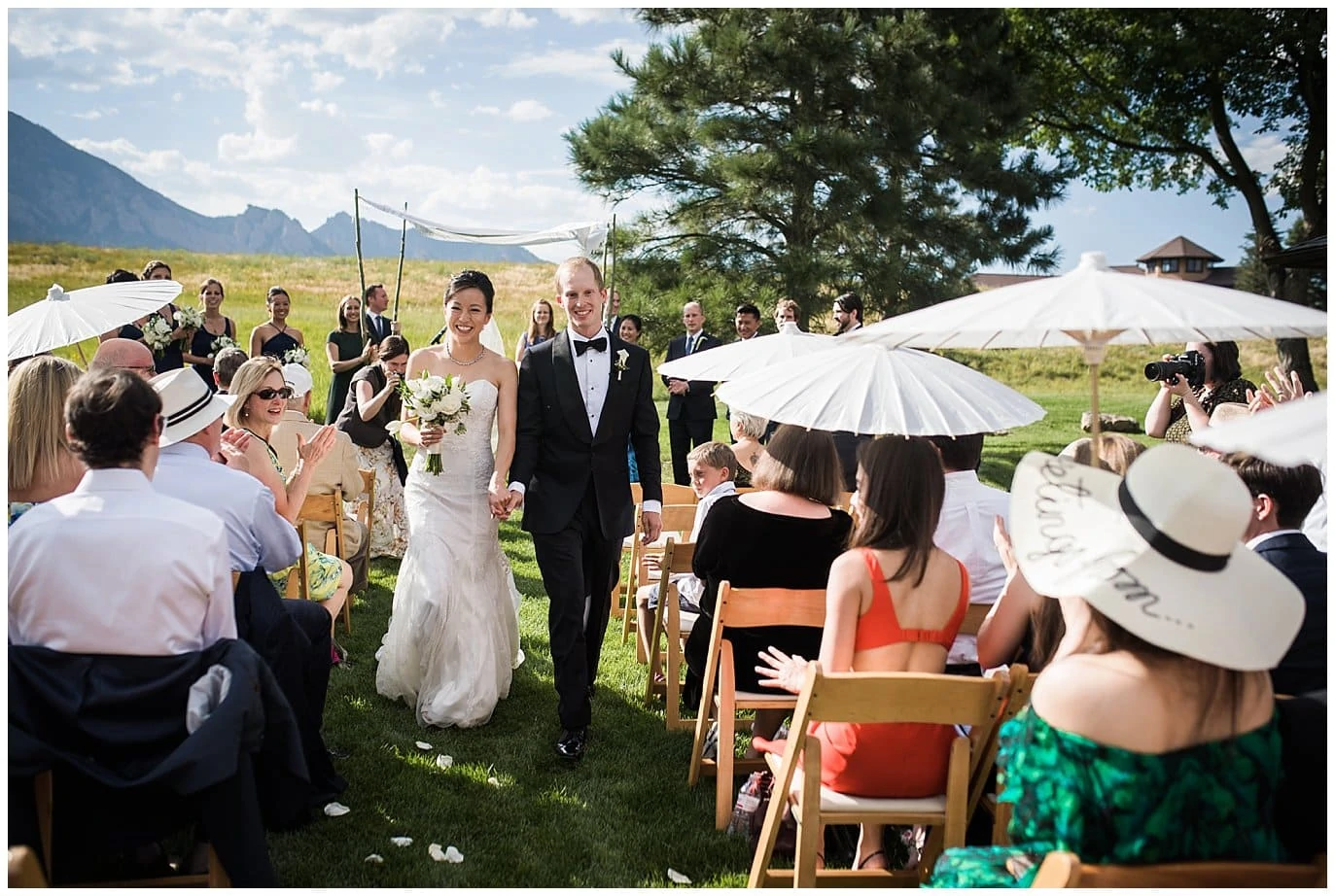 Rocky Mountain Colorado wedding photo