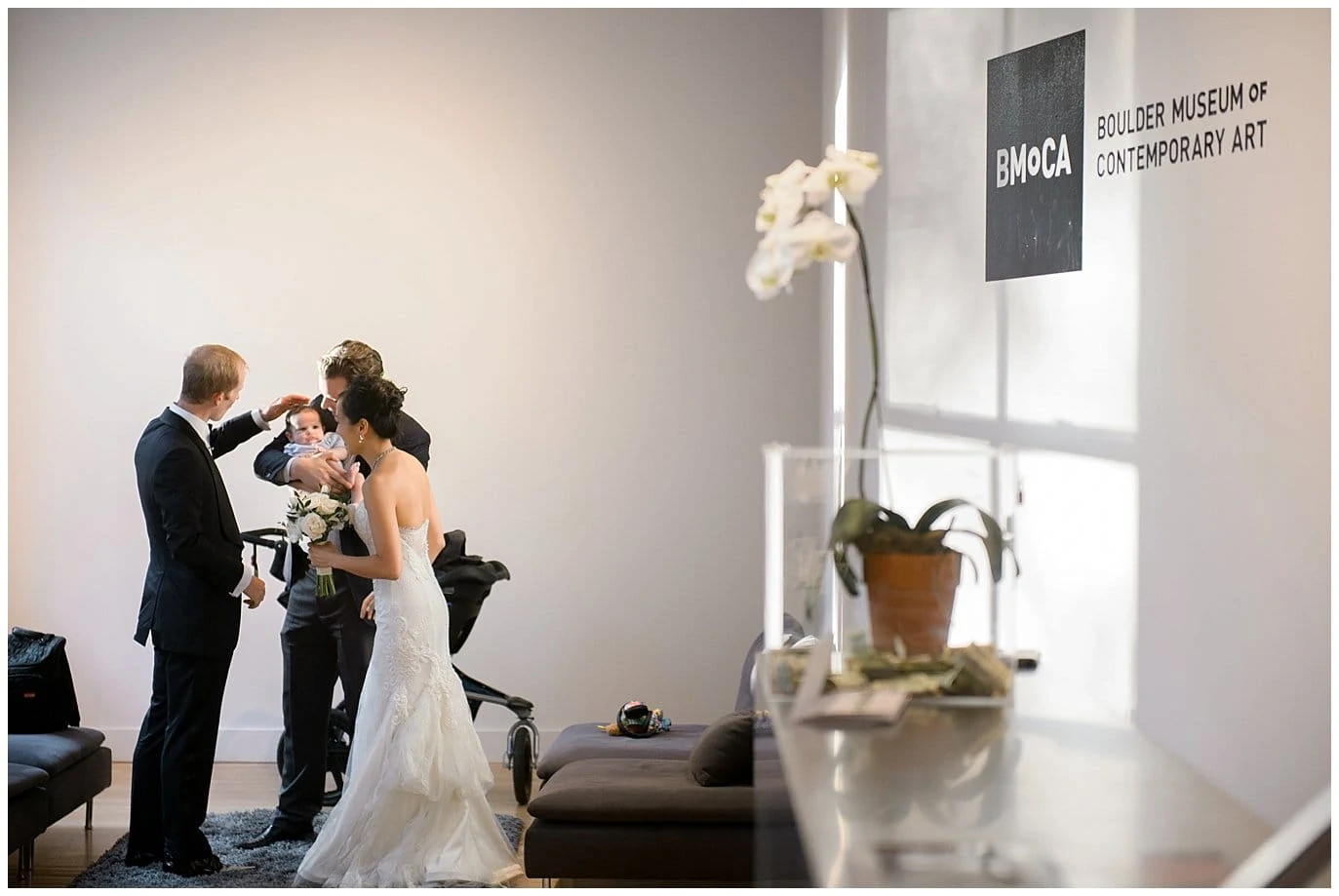 BMOCA wedding reception photo