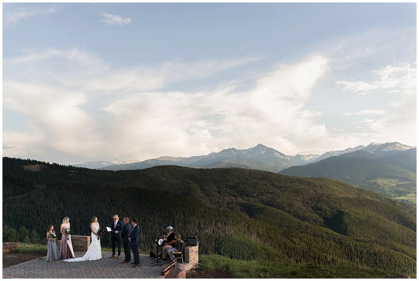 Vail Wedding Deck July microwedding by Colorado Microwedding Photographer Jennie Crate photographer