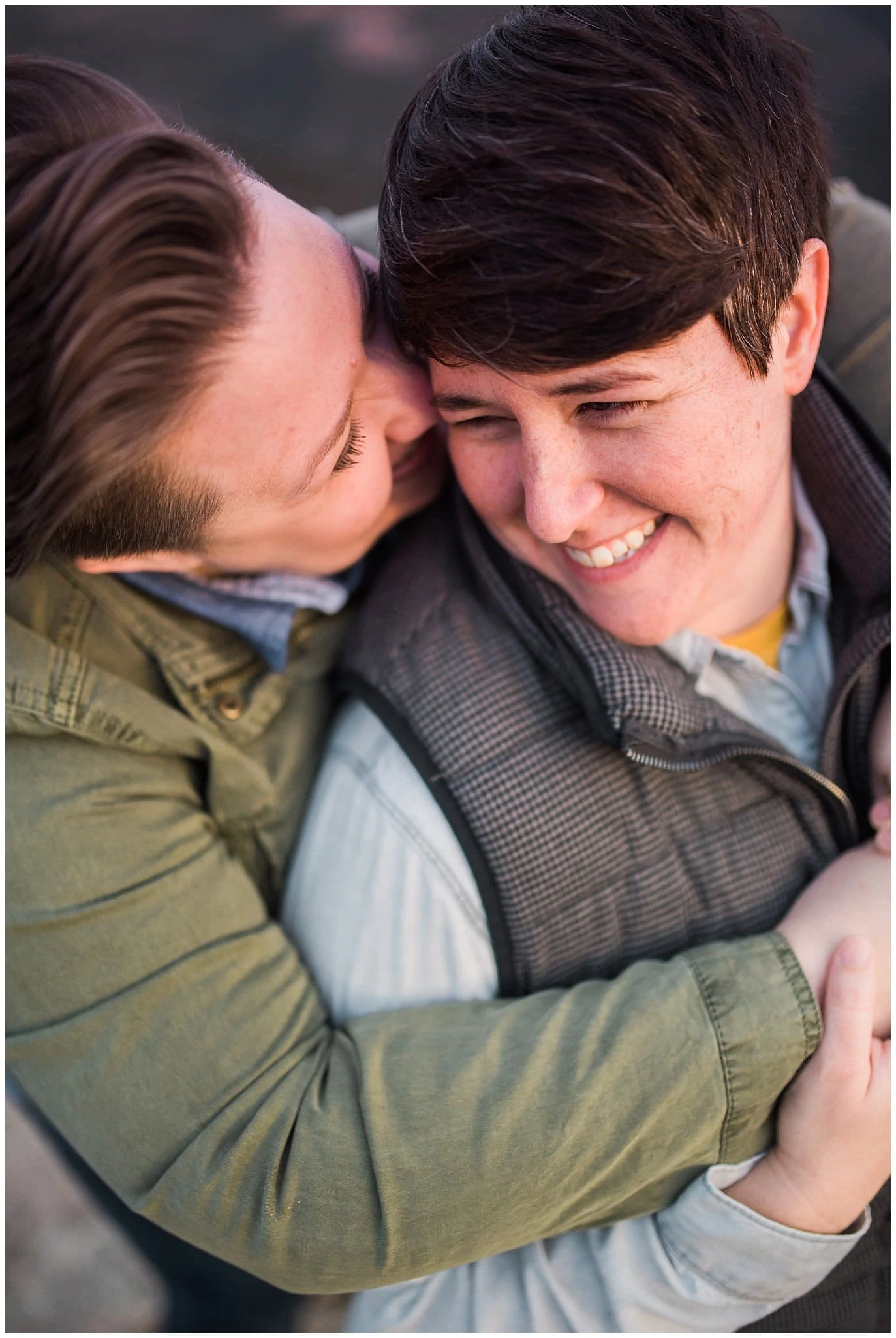 intimate same-sex proposal photo