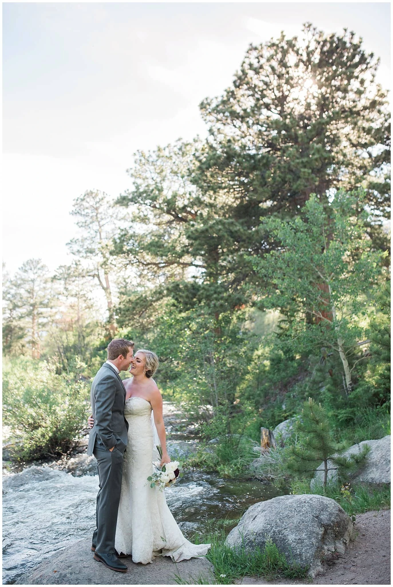 Wild Basin Lodge wedding photo