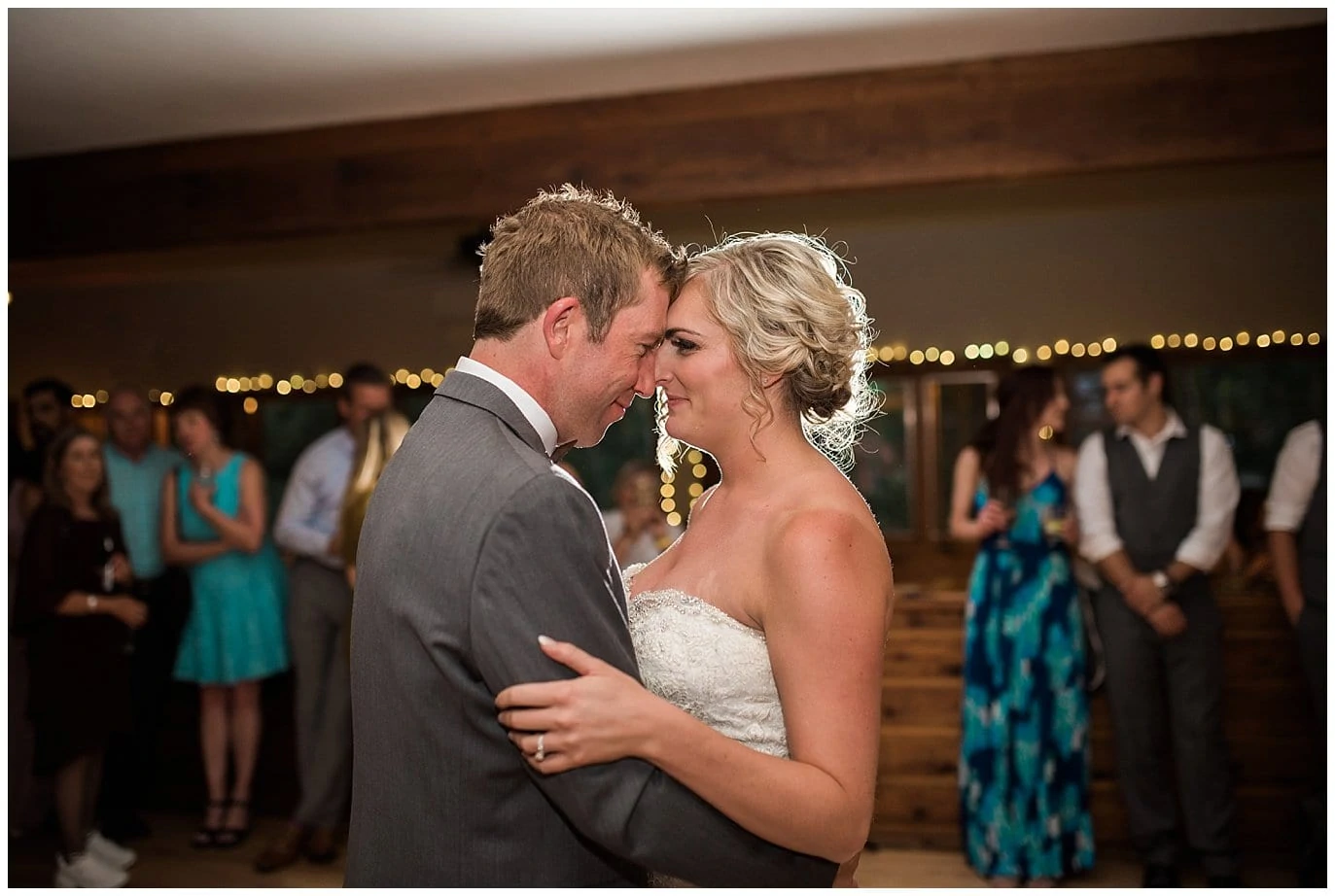 first dance at mountain wedding photo