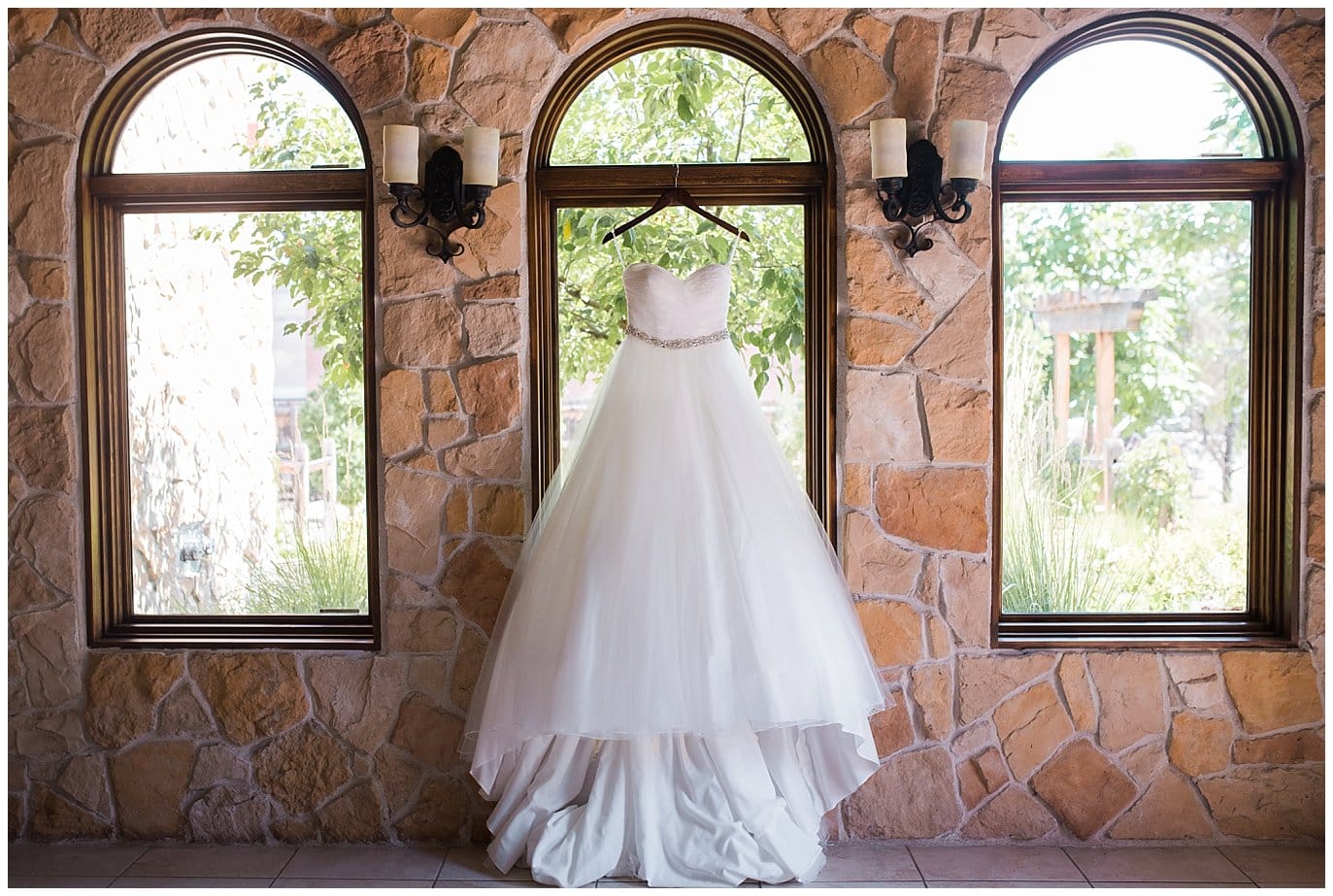 tule ballgown wedding dress photo