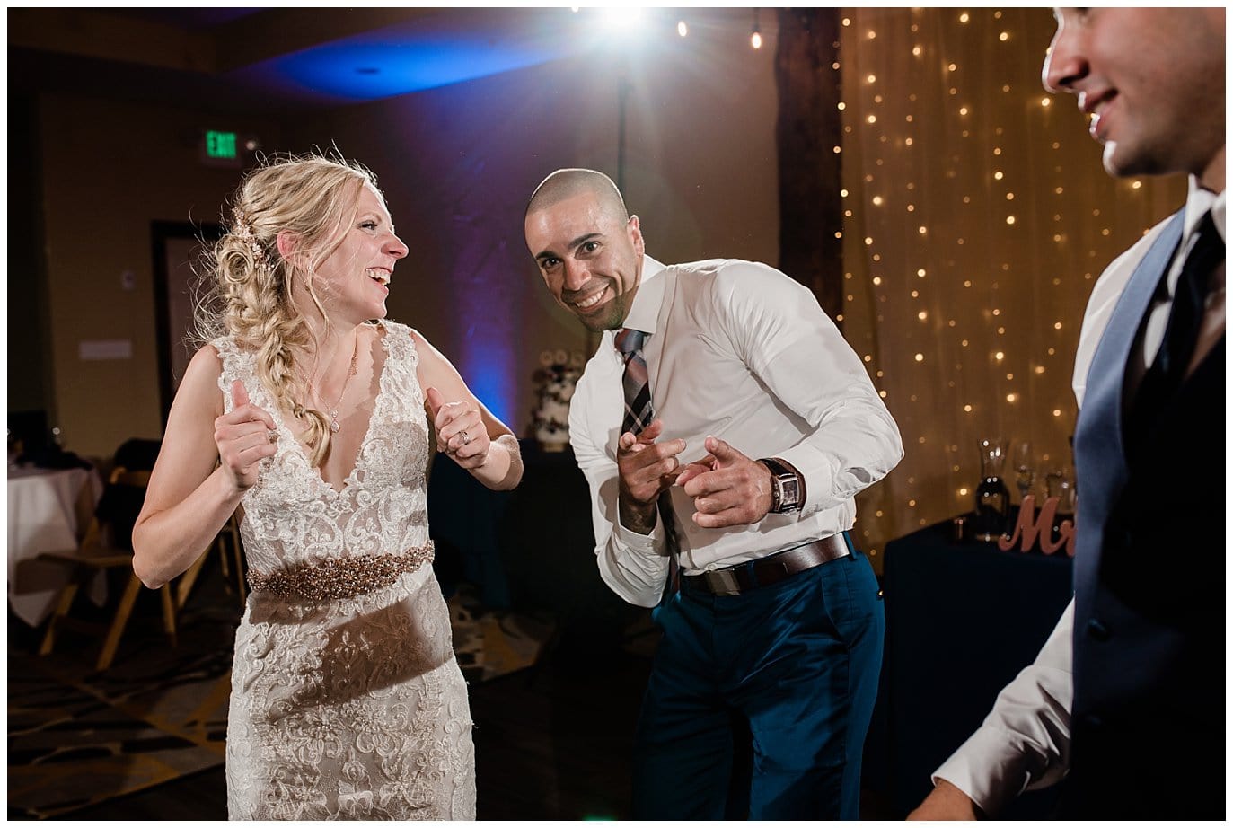 dancing at wedding reception photo