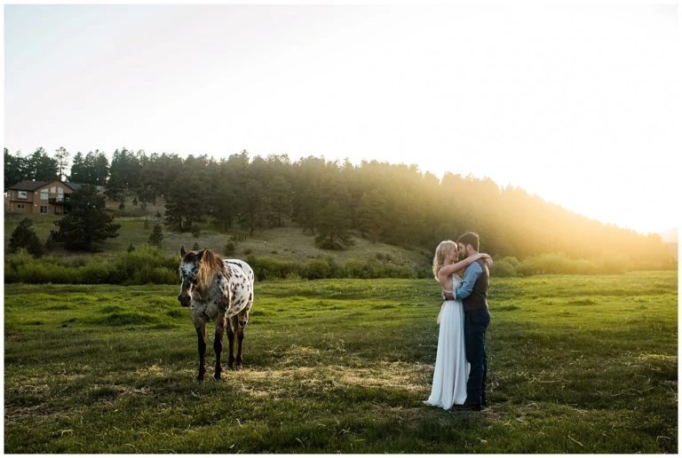 Romantic Ranch Wedding with Horses | Ally and Marco