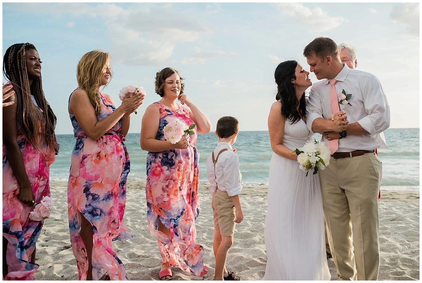 married on Florida Beach photo
