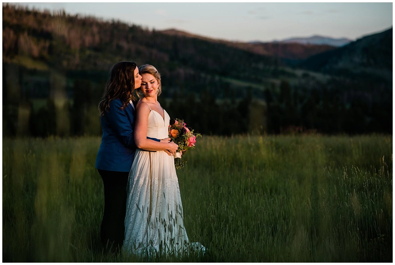 Strawberry Creek Ranch romantic wedding photo