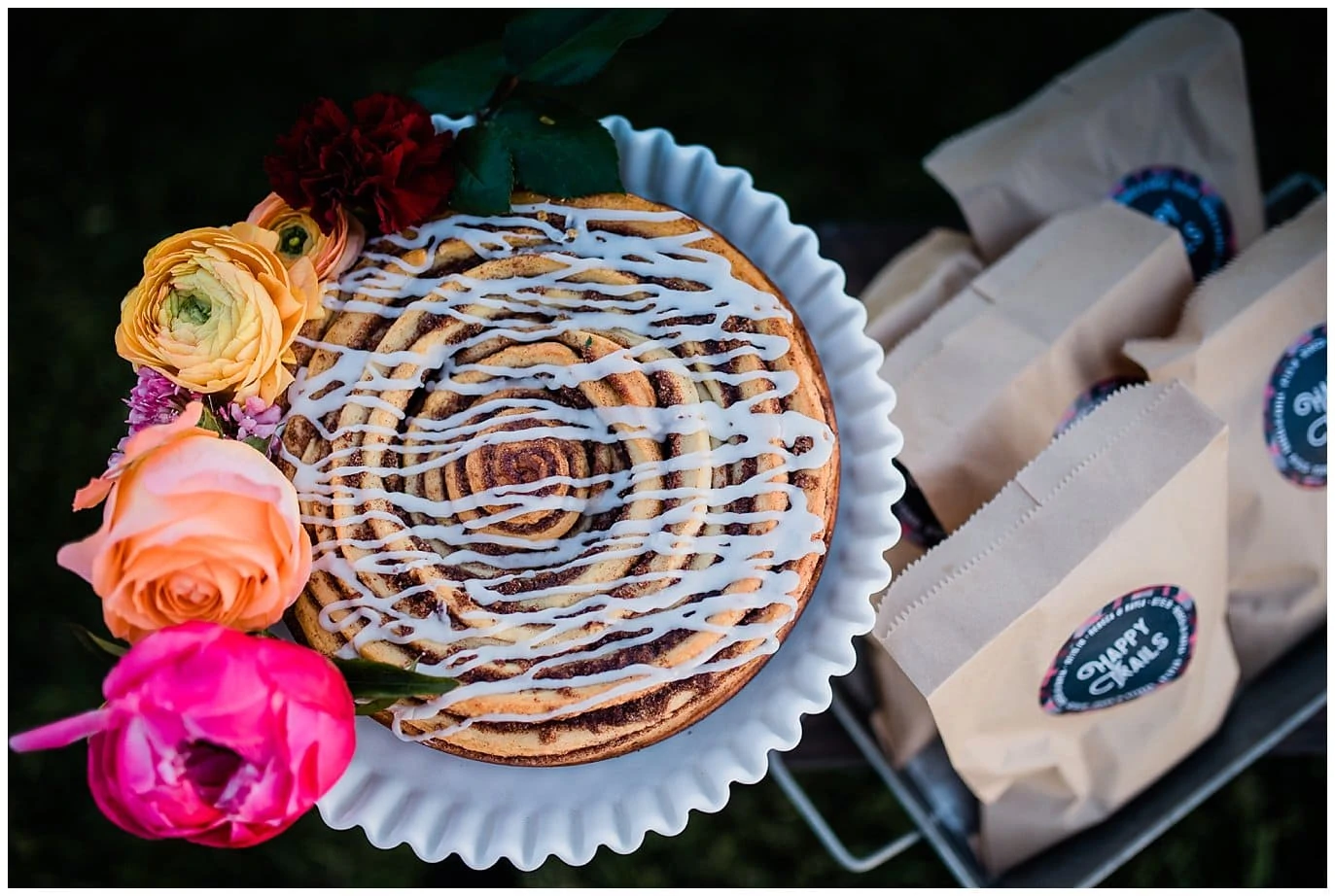 Cinnamon Roll Wedding Cake photo