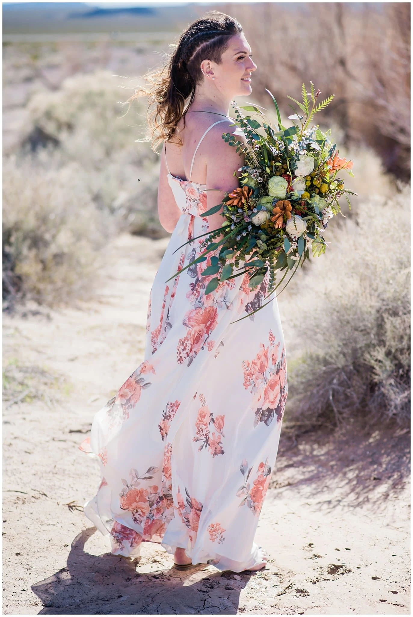 wild and free desert bridal flowers