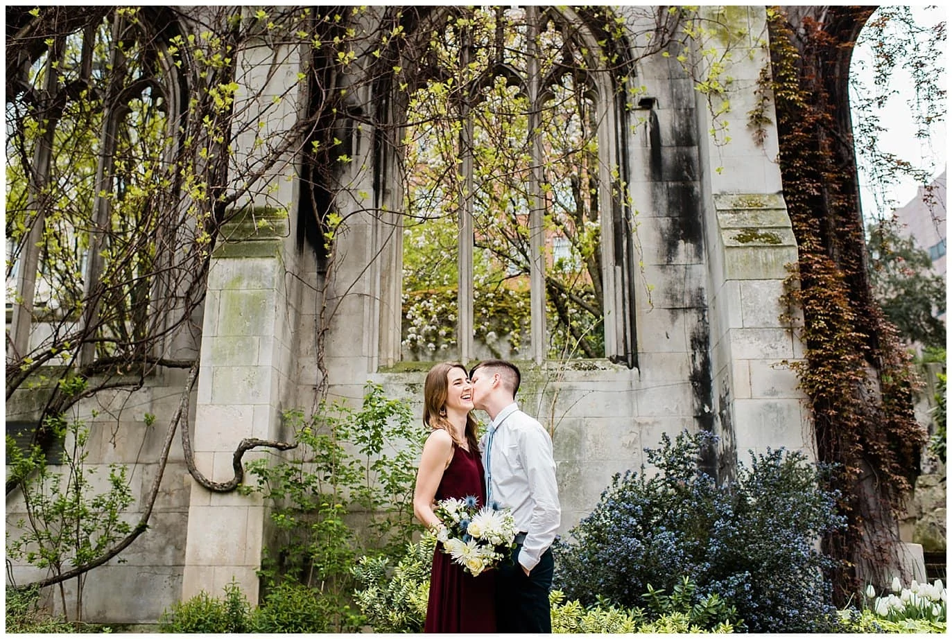 Engagement at St. Dunstan in the East photo