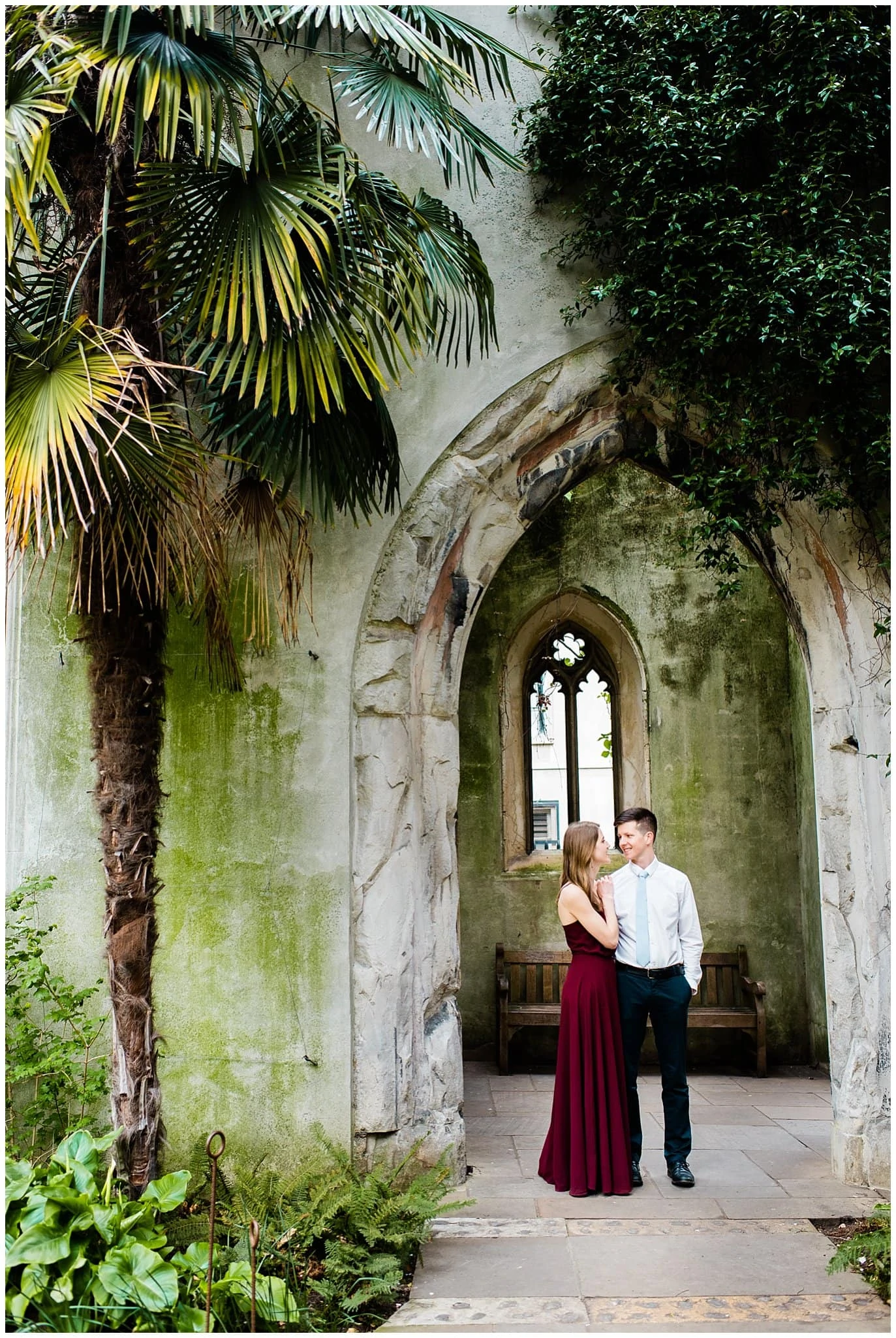 St. Dunstan in the East Engagement Photo