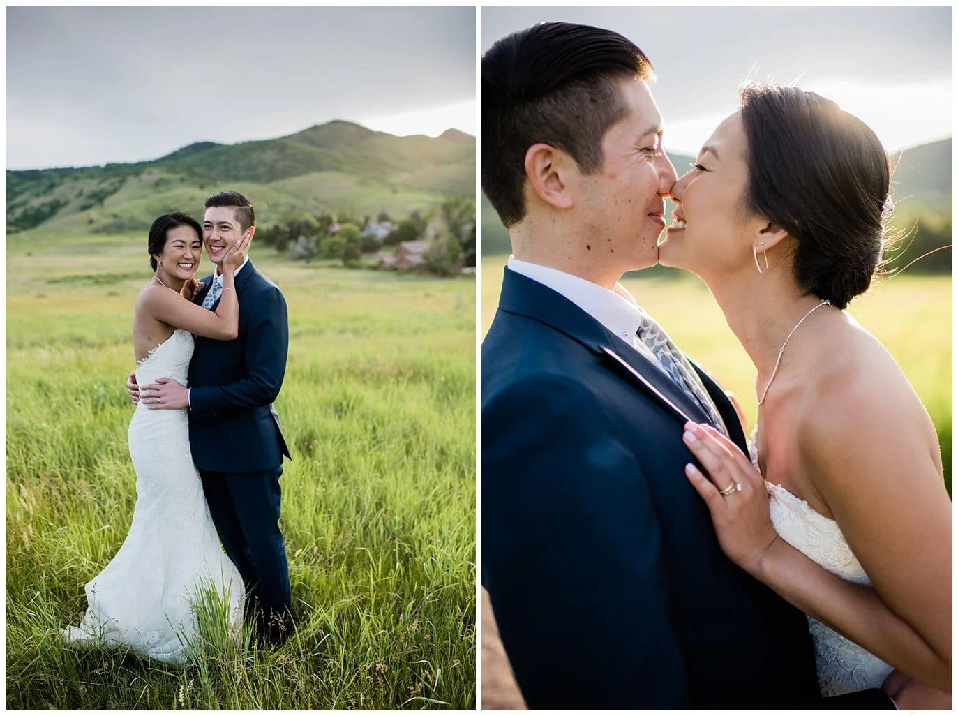 intimate Colorado wedding photo