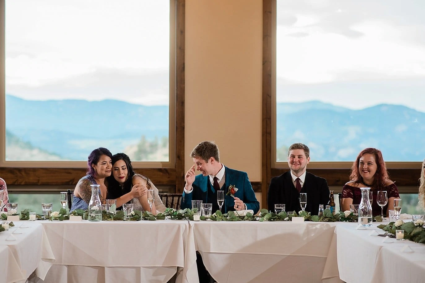 toasts Rocky Mountain National Park 3M Curve wedding by RMNP Wedding Photography Jennie Crate 