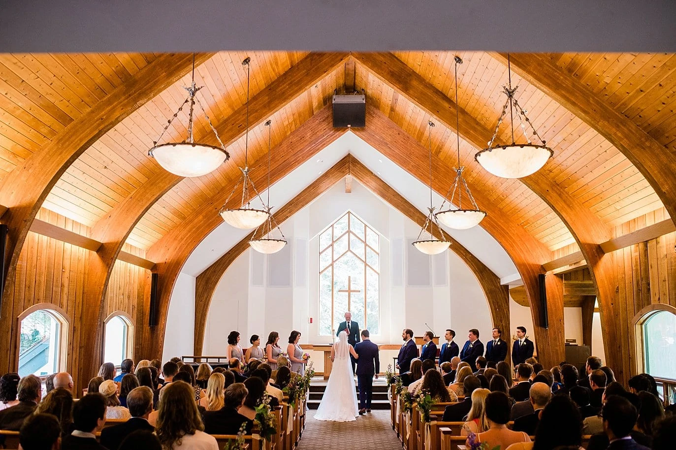 Vail Interfaith Chapel wedding photo