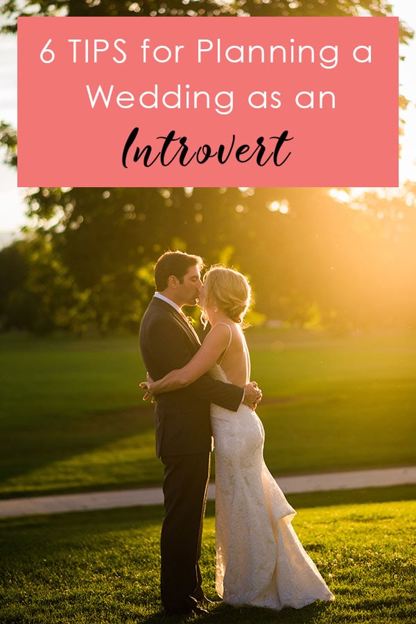 6 Tips for Planning a Wedding as an Introvert by Denver Wedding Photographer Jennie Crate Photographer