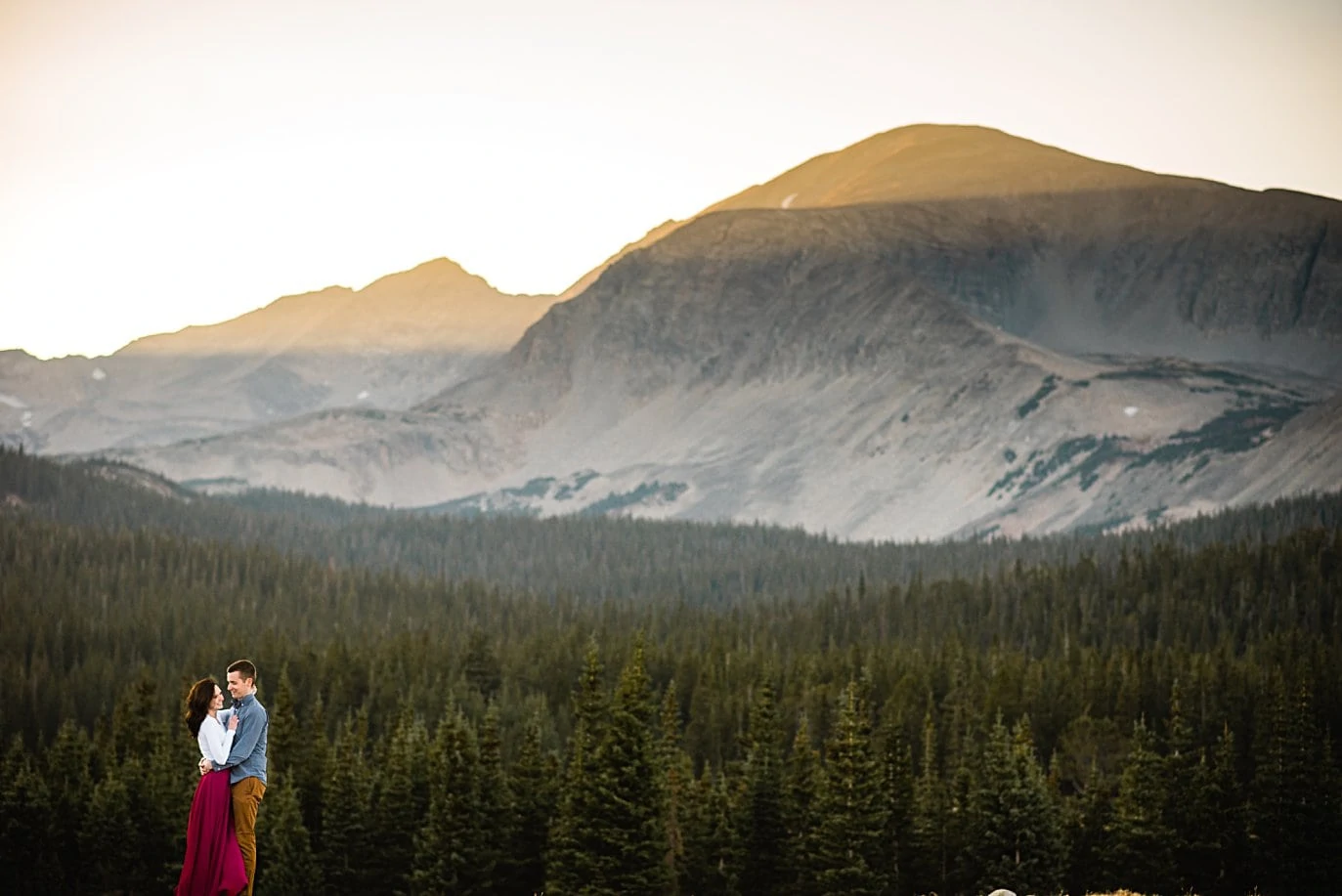 brainard lake engagement session by Boulder wedding photographer Jennie Crate