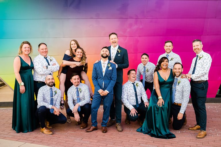 Vibrant and Colorful Modern Denver Gay Wedding | Mark and Ramon