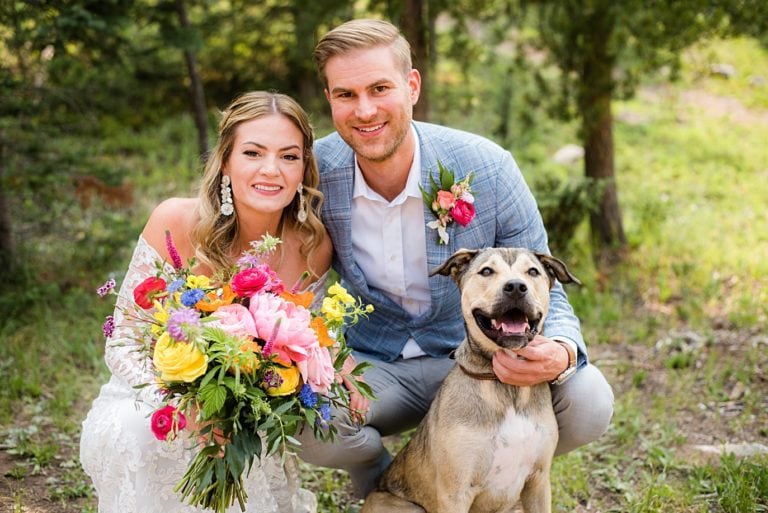 A Colorful Summer Piney Lake Wedding | Rachel and Jon